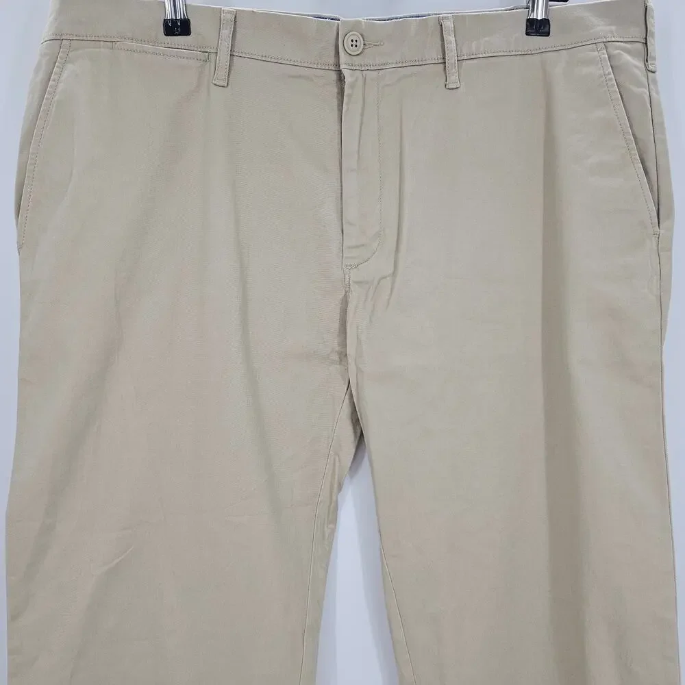 J. Crew Mens size 38/38 484 Core Slim Stretch Chino Dress Pants Tan AR885 NEW